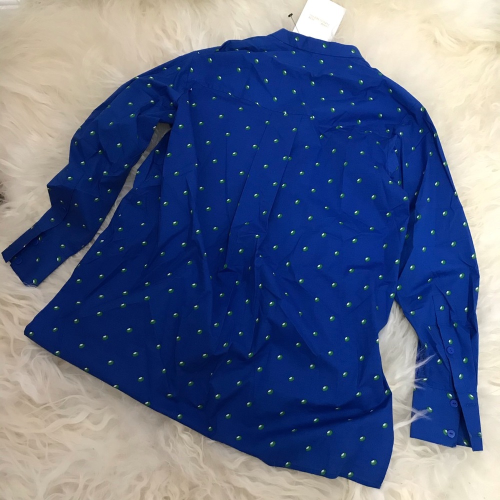 DIANE VON FURSTENBERG Long Sleeve Button-Up Shirt - Picture 5 of 6